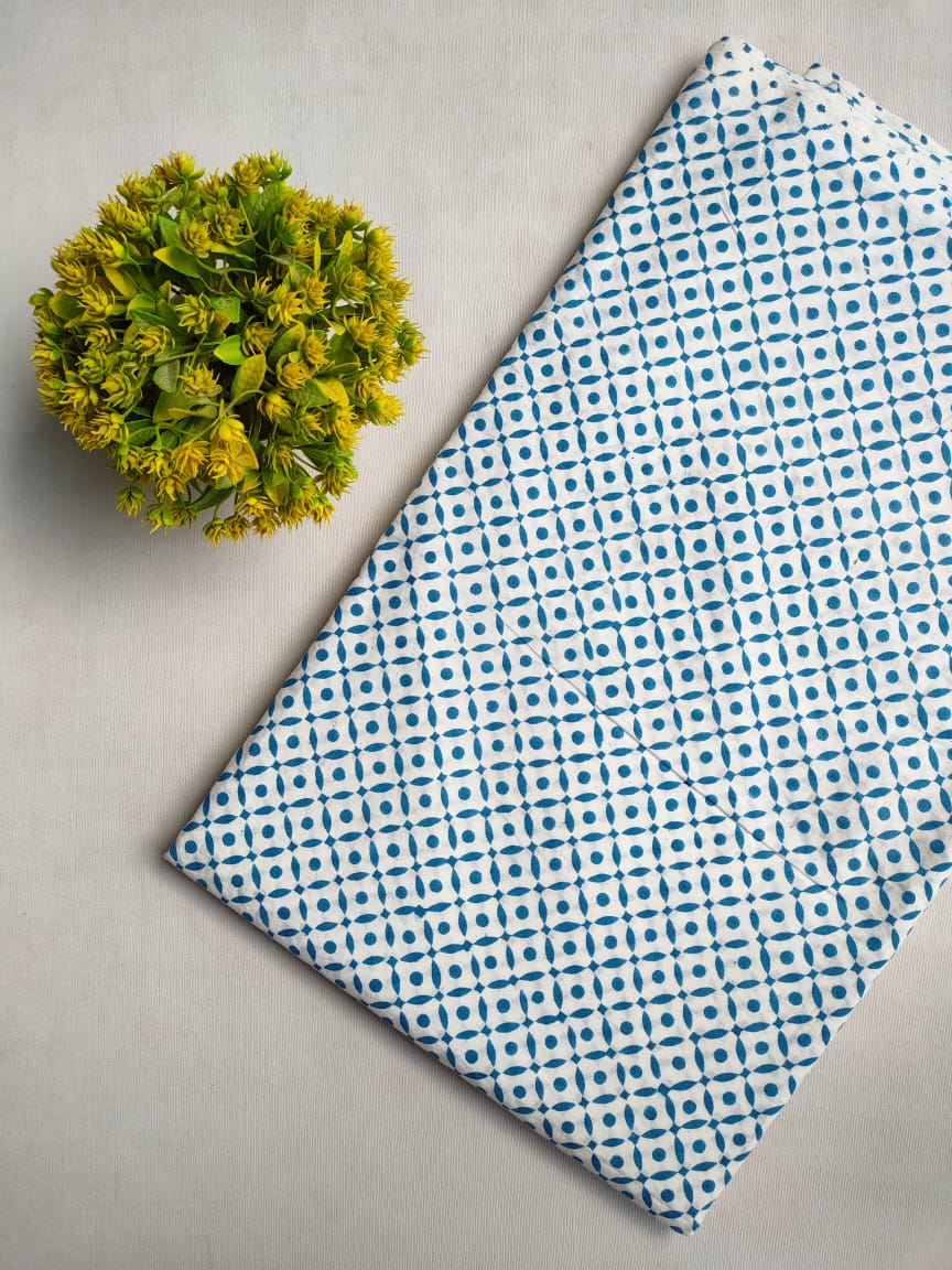 Hand Block Cotton Fabrics Jaipur Bazar