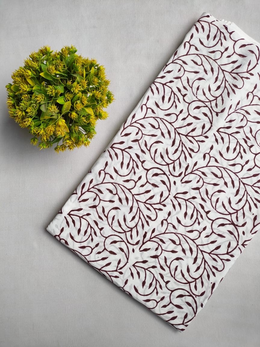 Hand Block Cotton Fabrics Jaipur Bazar