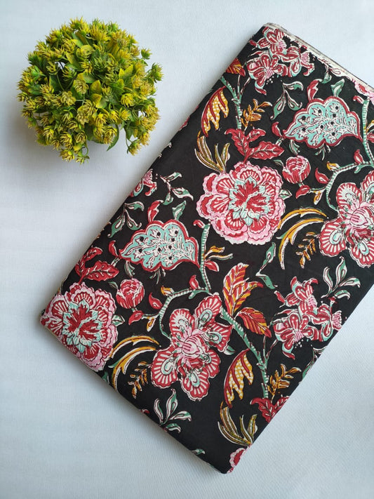 Hand Block printed cotton fabric