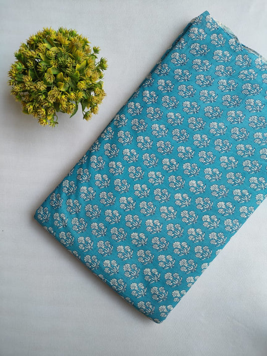 Hand Block printed cotton fabric