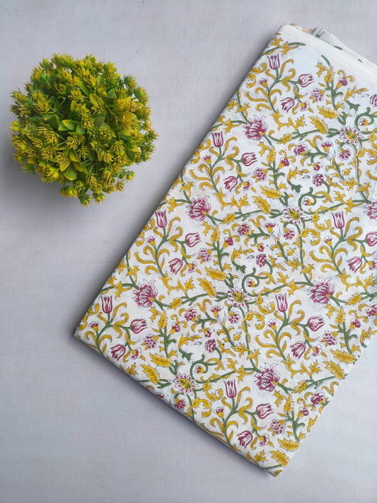 Handblock cotton fabrics jaipur bazar