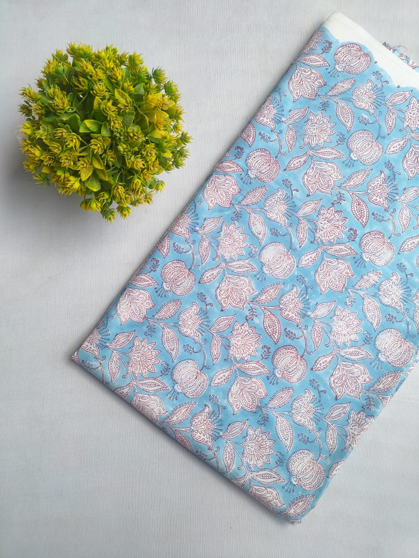 Handblock cotton fabrics jaipur bazar