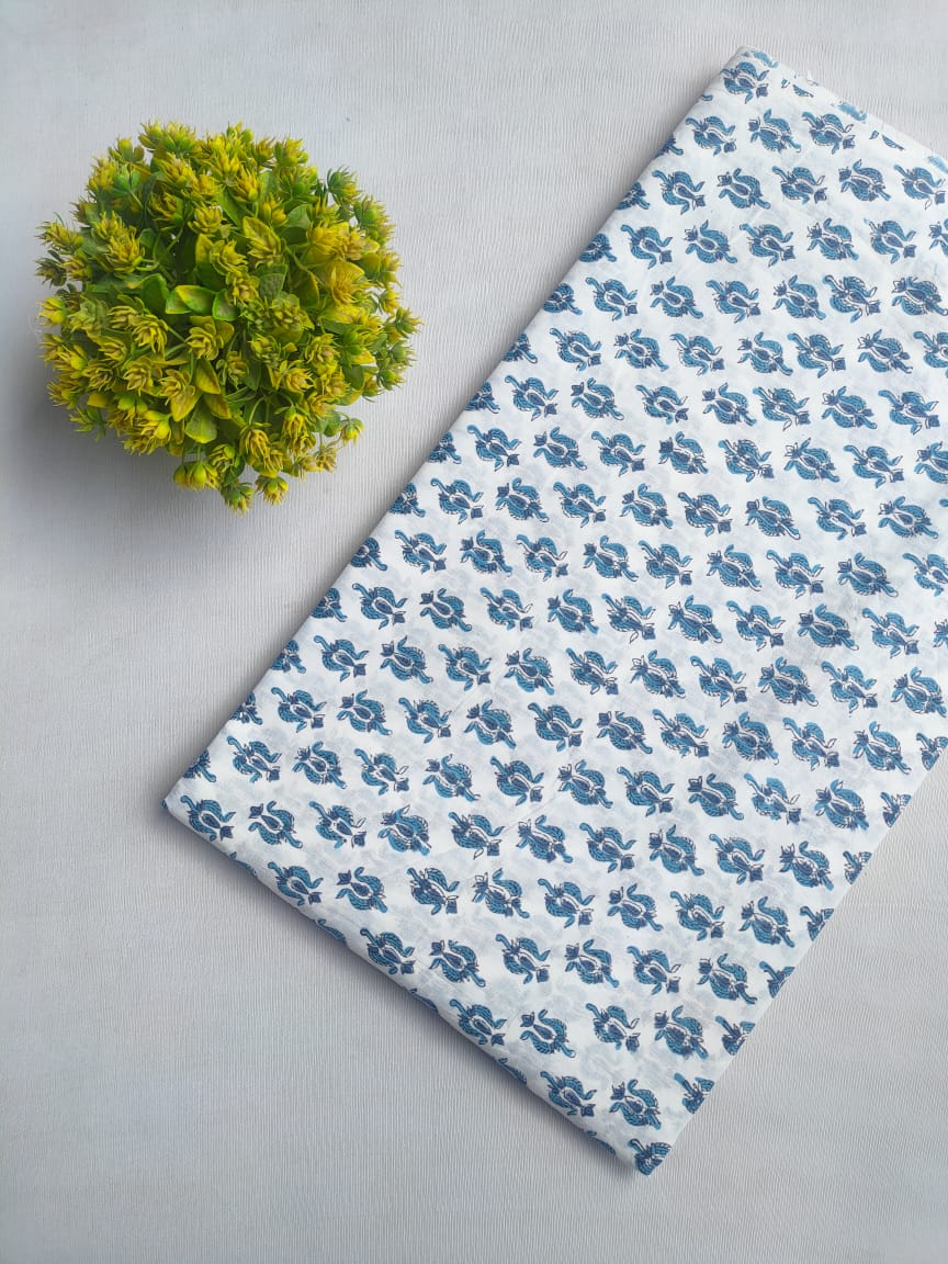 Handblock cotton fabrics jaipur bazar