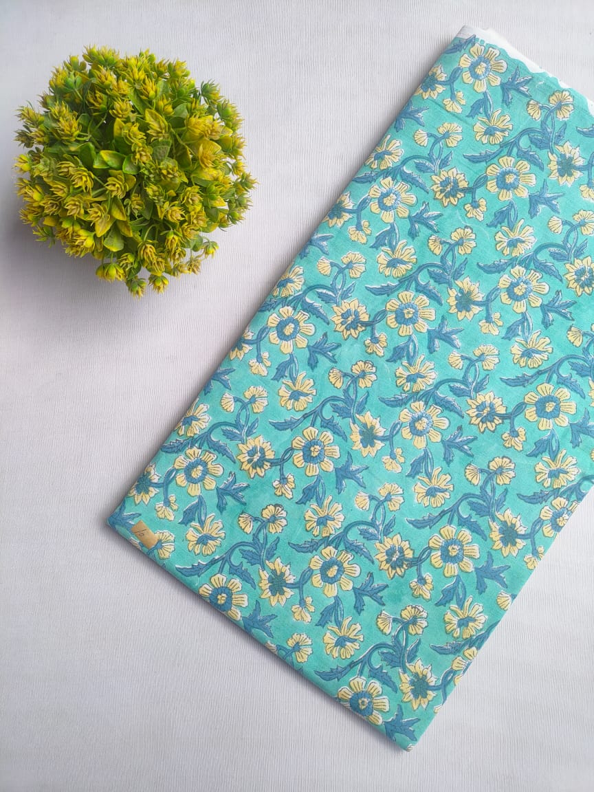 Handblock cotton fabrics jaipur bazar