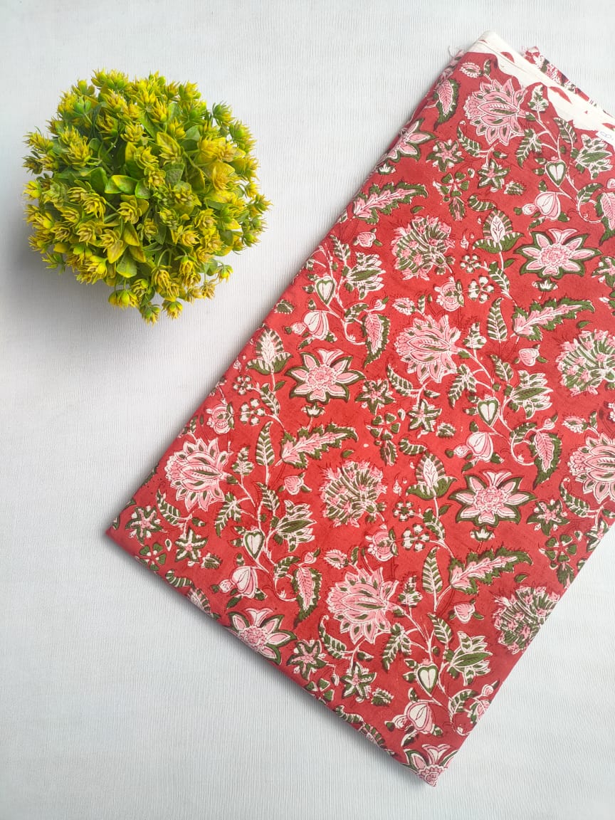 Handblock cotton fabrics jaipur bazar
