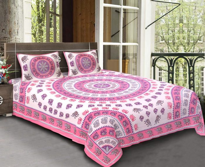 jaipuri bedsheets double bed king size bed
