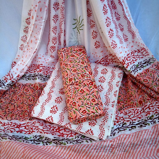 unstitched cotton suits
