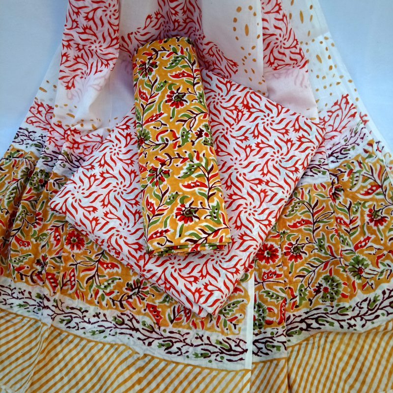 Jaipuri print salwar suit