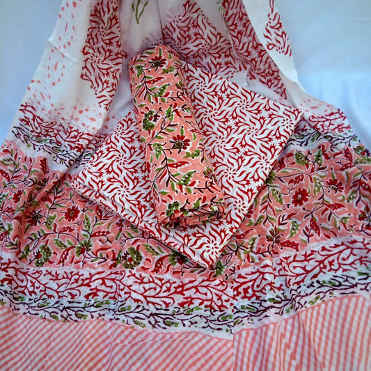 cotton suits with mulmul dupatta