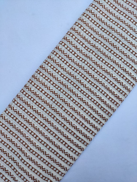 Jaipuri Pure Cotton Printed Fabric In Running Length - JBRS370