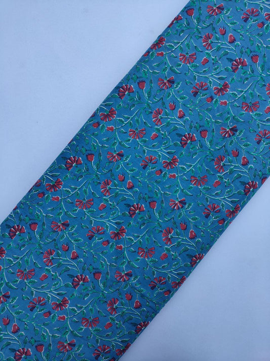 Jaipuri Pure Cotton Printed Fabric In Running Length - JBRS359