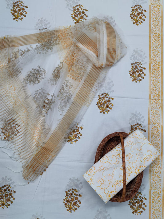 Organza Dupatta Salwar Suit set