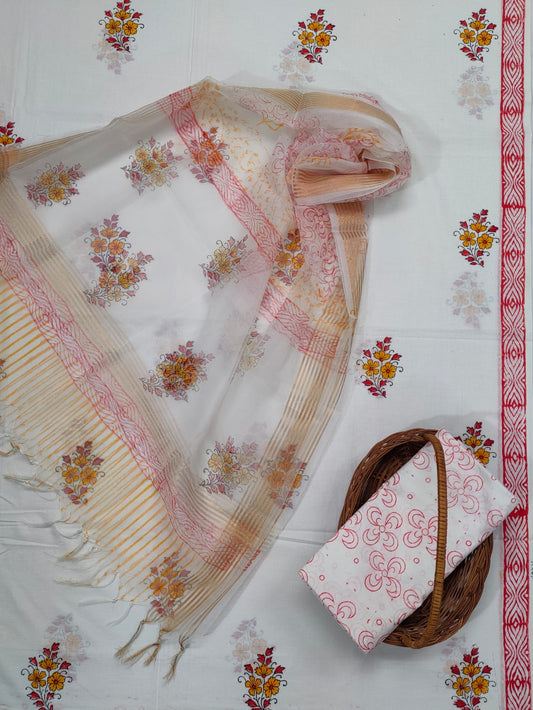 Organza Dupatta Salwar Suit set