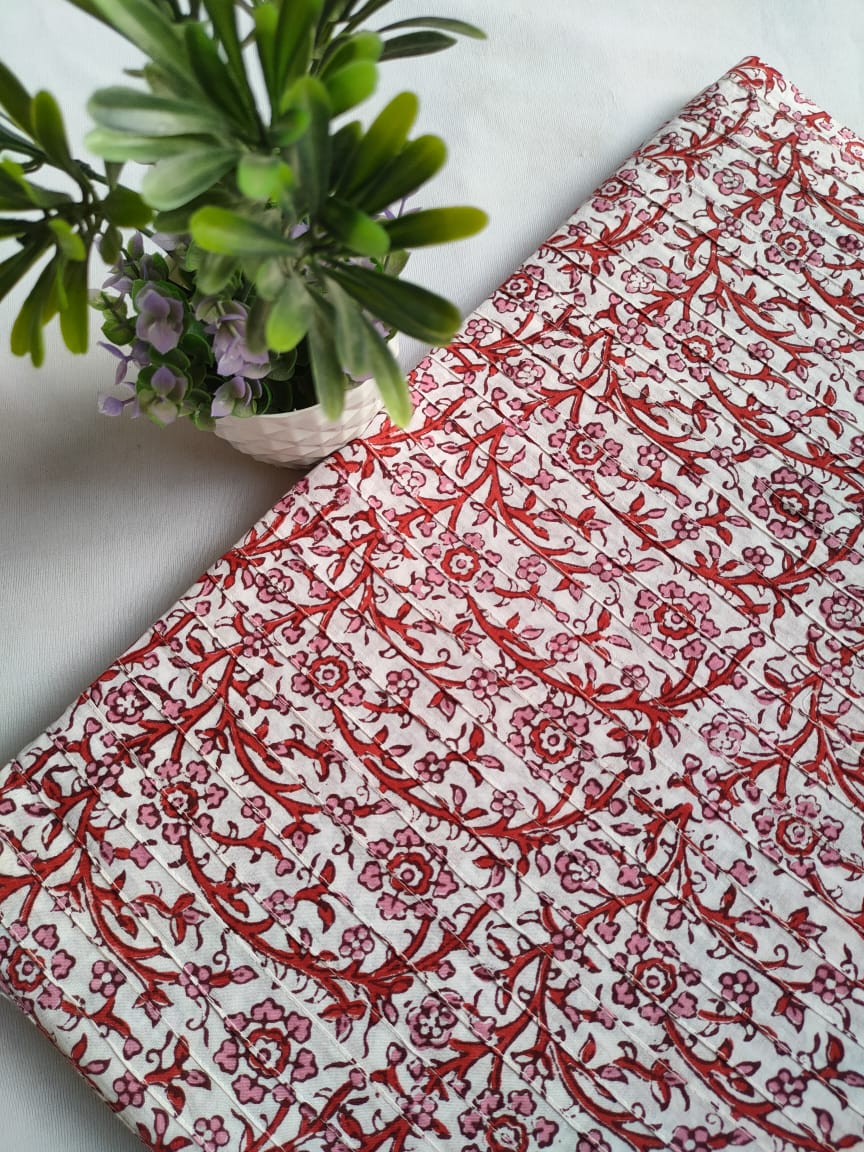 Pin Tucks Pure Cotton Fabrics - JBRPT3