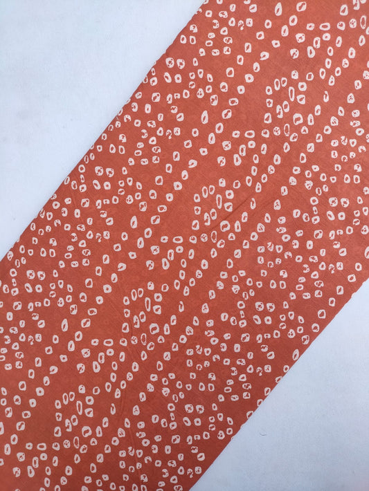 Sanganeri Hand Block Printed Pure Cotton Fabric In Running Length - JBRS579
