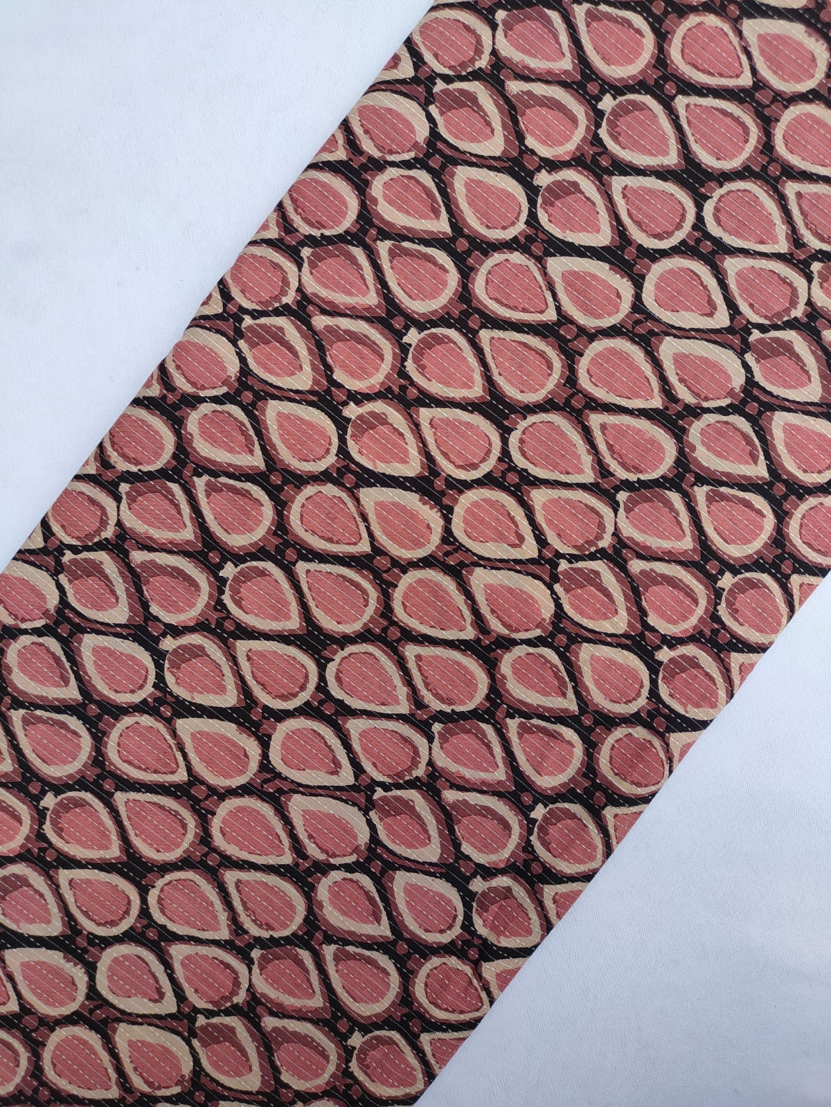 Sanganeri Hand Block Printed Pure Cotton Fabric In Running Length - JBRS580