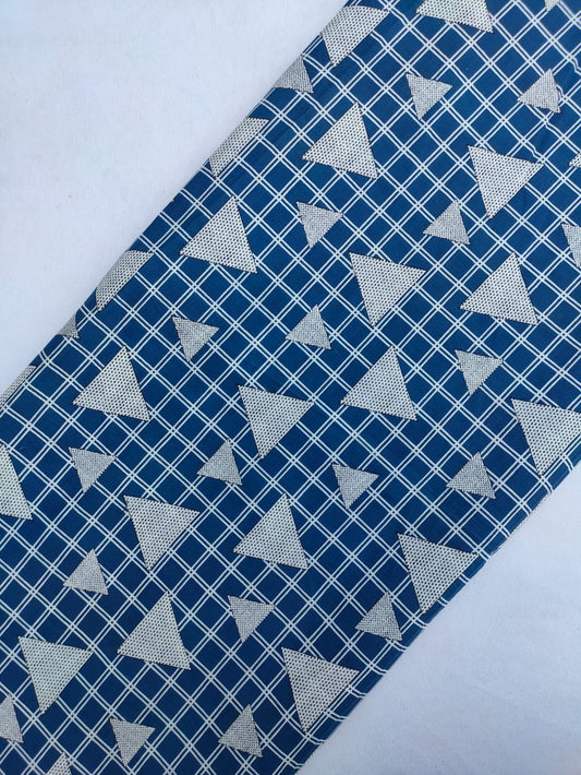 Sanganeri Hand Block Printed Pure Cotton Fabric In Running Length - JBRS587