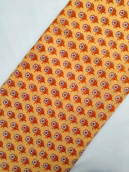 Sanganeri Print Pure Cotton Fabric - JBRS595