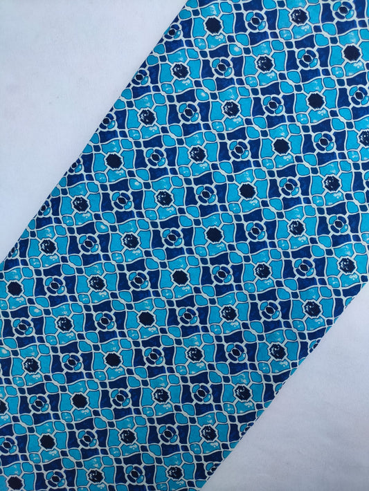 Sanganeri Hand Block Printed Pure Cotton Fabric In Running Length - JBRS626