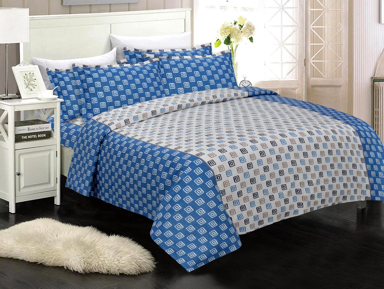 Queen Size ( 90"x108" ) Bedsheet With 2 Pillow Covers - JBNBQ11