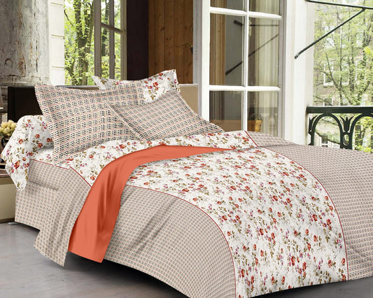 Queen Size ( 90"x108" ) Bedsheet With 2 Pillow Covers - JBNBQ19