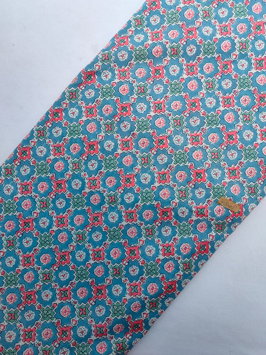Sanganeri Print Pure Cotton Fabric - JBRBK738