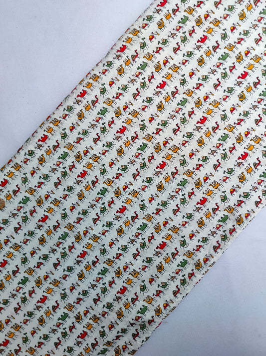 Sanganeri Print Pure Cotton Fabric - JBRBK758