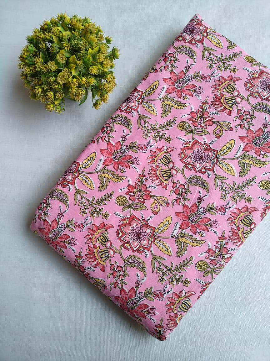 Sanganeri Cotton Fabric