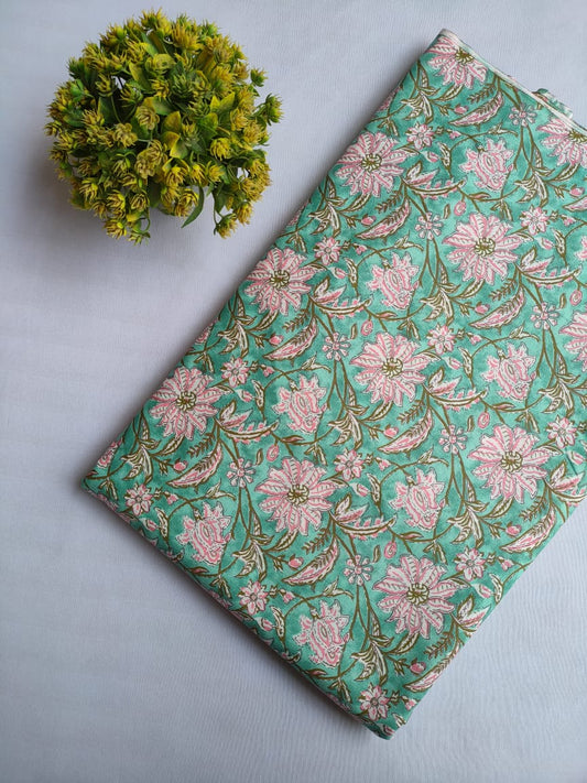 Sanganeri Cotton Fabric