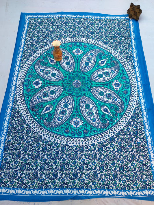 Sanganeri 64"x90" Single Bedsheet Without Pillow Covers - JBNBSWP50