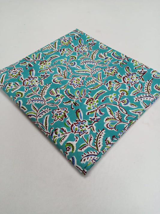 Hand Block Printed Cotton Fabric