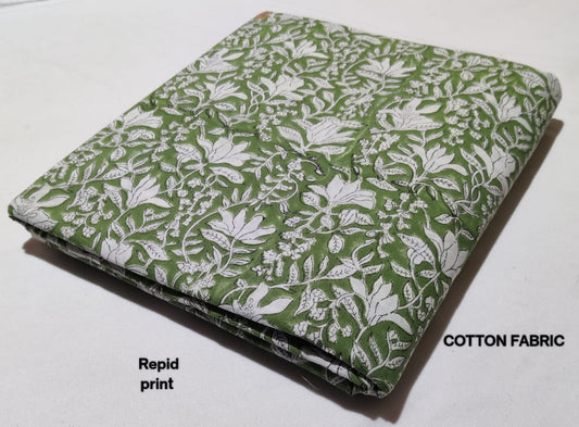 Pure Cotton Hand Block Printed Fabric - JBRBK11