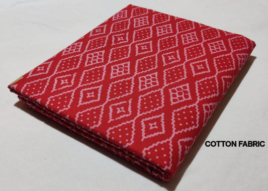 Bagru Pure Cotton Hand Block Printed Fabric - JBRBK14
