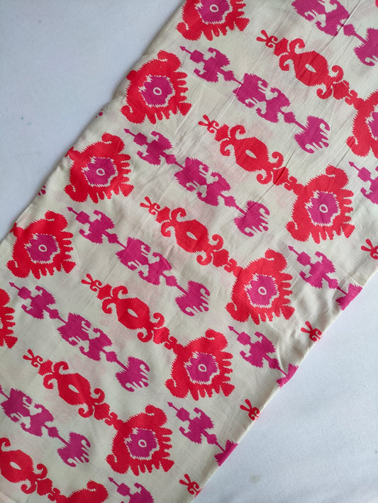 Pure Cotton Fabric In Running Length - JBJV48