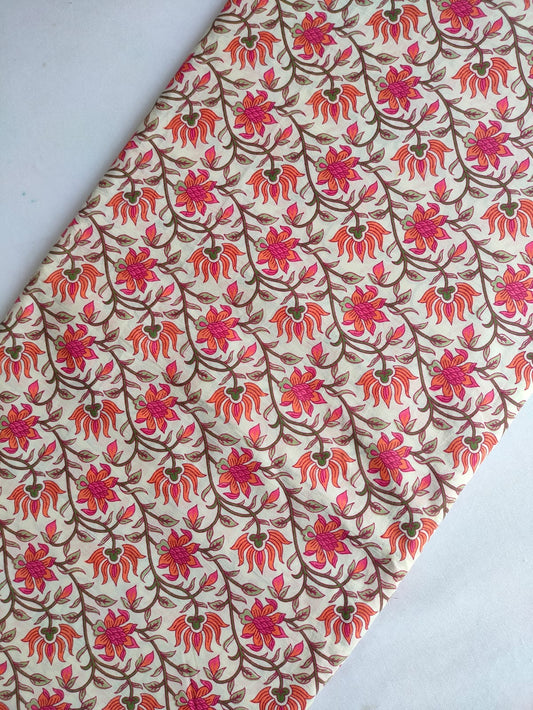 Pure Cotton Fabric In Running Length - JBJV55