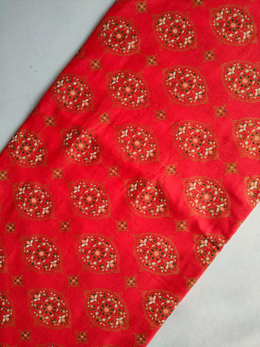 Pure Cotton Fabric In Running Length - JBJV56