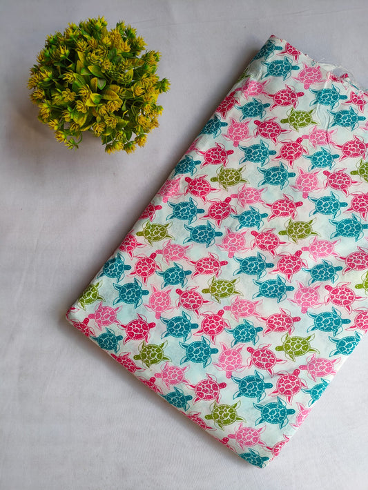 Sanganeri Print Pure Cotton Fabric - JBRJF2-22