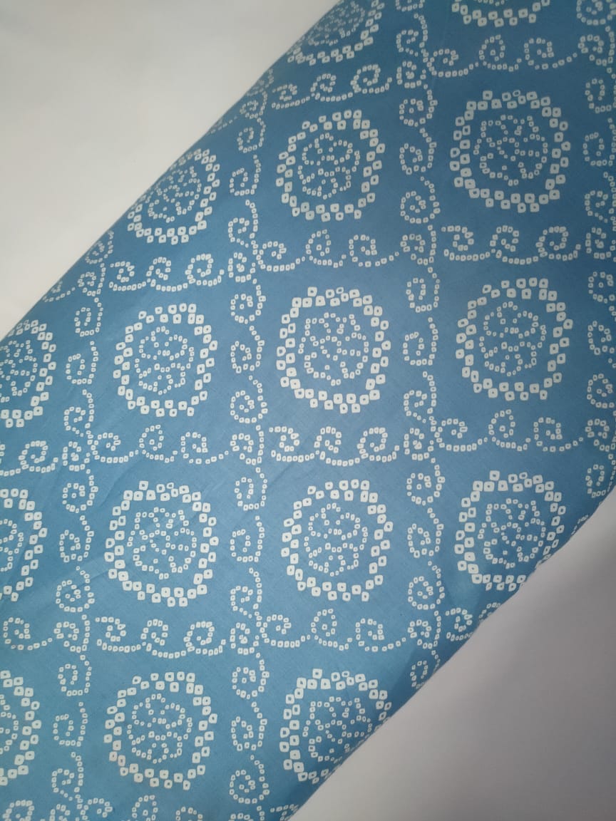 Sanganeri Print Pure Cotton Fabric - JBRTF2-22