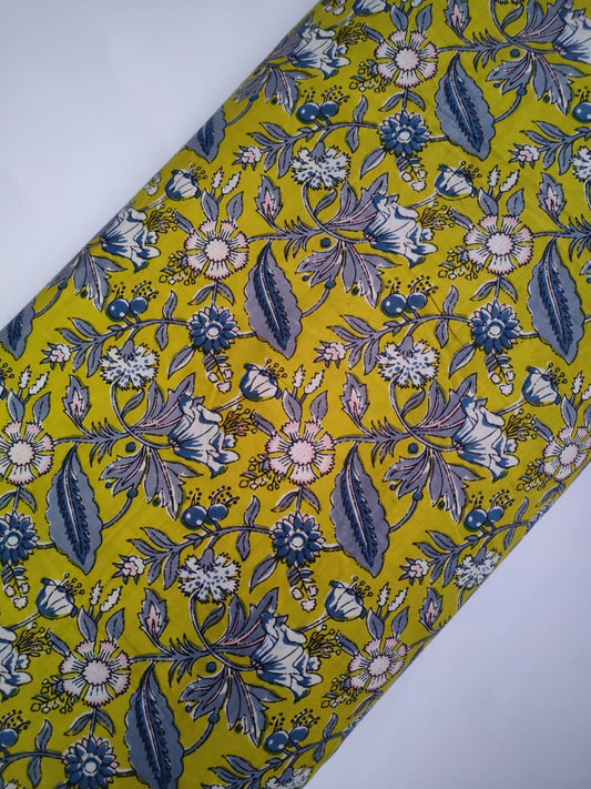 Sanganeri Print Pure Cotton Fabric - JBRTF2-7