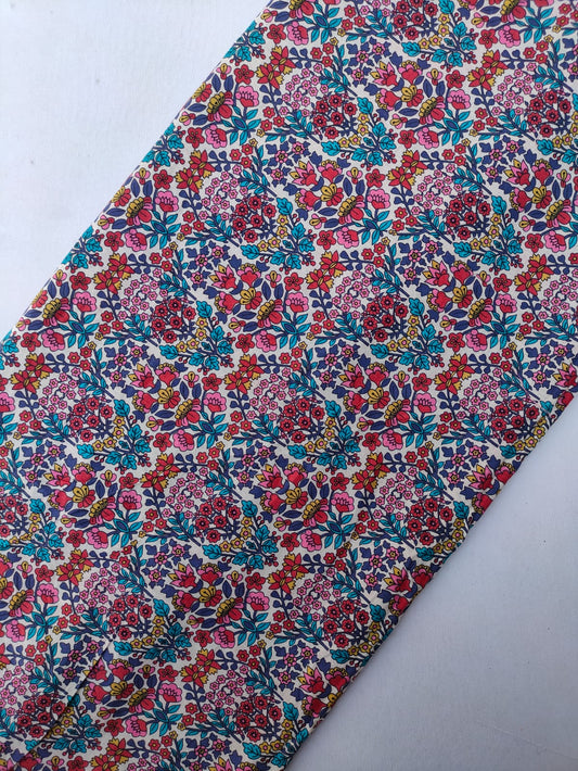 Jaipuri Hand Block Printed Pure Cotton Fabric In Running Length - JBRS536