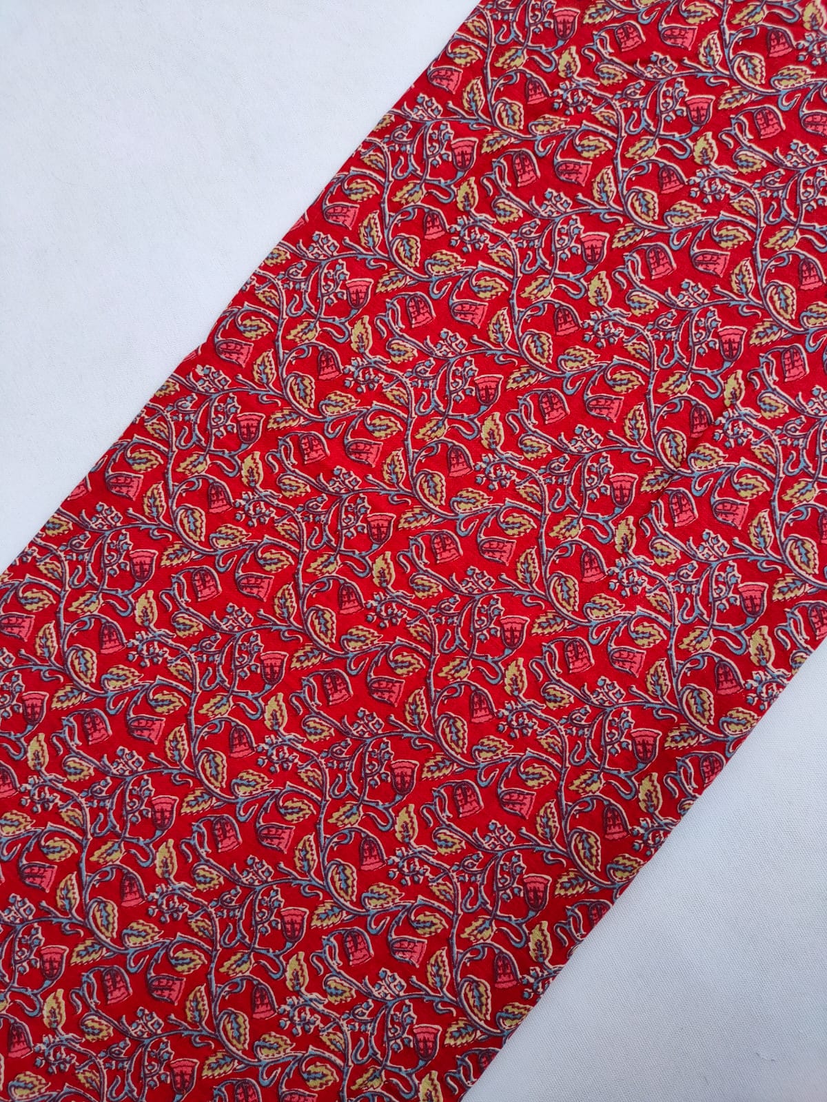 Jaipuri Hand Block Printed Pure Cotton Fabric In Running Length - JBRS545