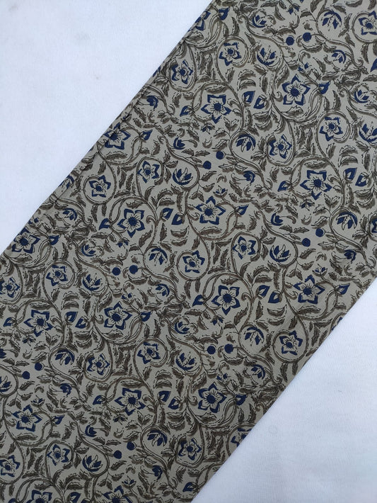 Jaipuri Hand Block Printed Pure Cotton Fabric In Running Length - JBRS470