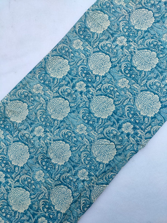 Jaipuri Hand Block Printed Pure Cotton Fabric In Running Length - JBRS478