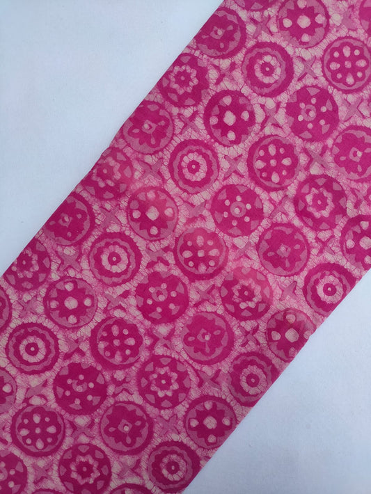 Jaipuri Hand Block Printed Pure Cotton Fabric In Running Length - JBRS441
