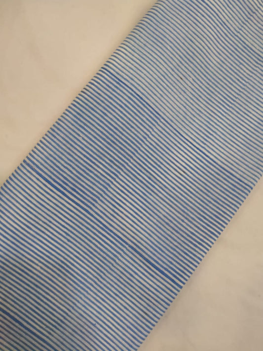 Pure Cotton Hand Block Printed Fabric In Running Length - JBRH105