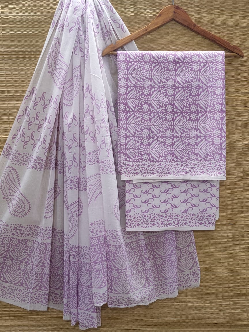 Cotton Salwar Suit set with cotton dupatta