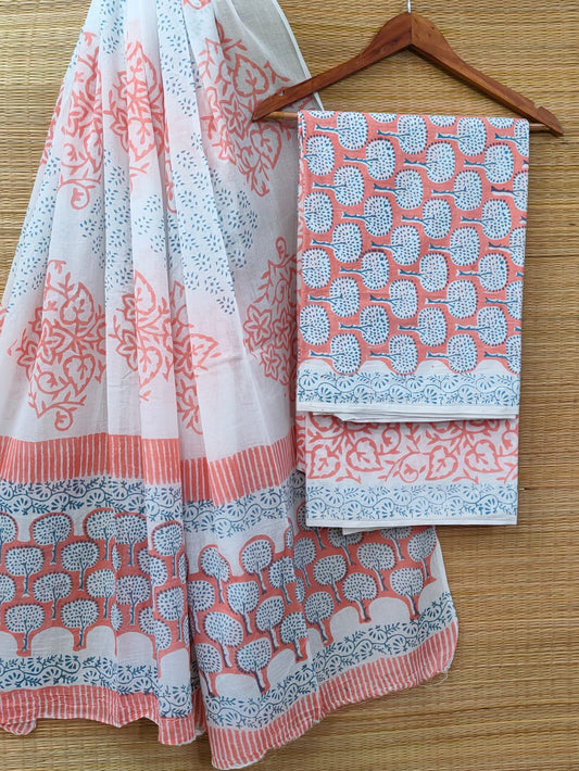 Cotton Salwar Suit set with cotton dupatta