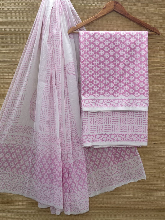 Cotton Salwar Suit set with cotton dupatta