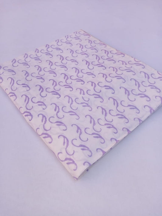 Jaipuri Pure Cotton Hand Block Printed Fabric In Running Length - JBRS352