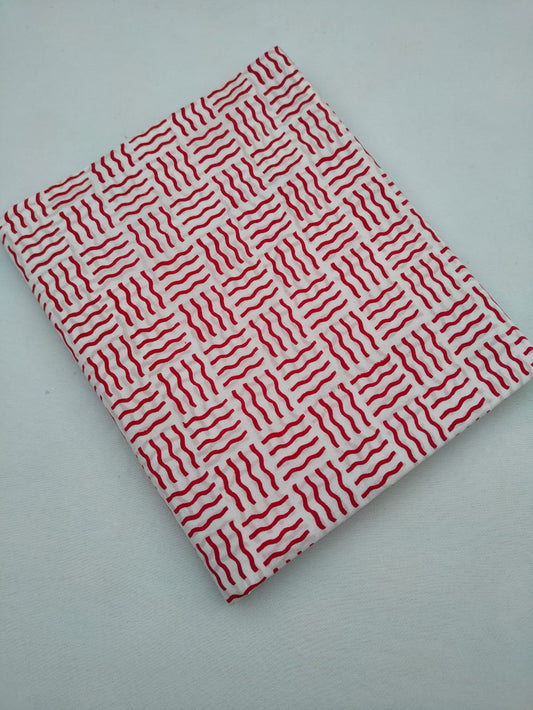 Hand Block Printed Pure Cotton Sanganeri Fabric - JBRMJ7